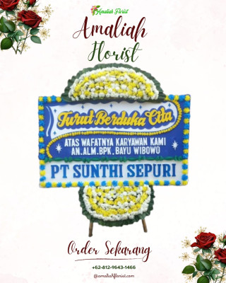 Papan Bunga Duka di Kebonharjo