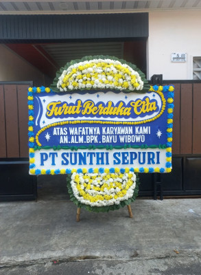 Papan Bunga Duka di Kebonharjo