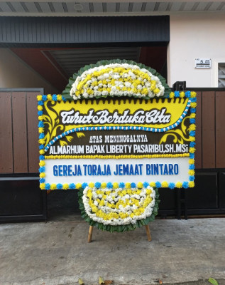 Papan Bunga Duka di Kebonharjo
